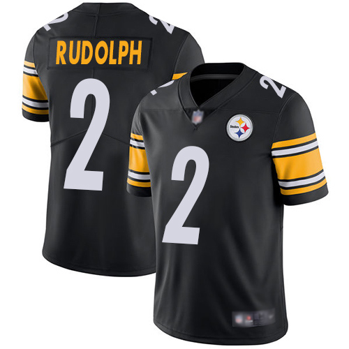 Youth Pittsburgh Steelers Football #2 Limited Black Mason Rudolph Home Vapor Untouchable Nike NFL Jersey->youth nfl jersey->Youth Jersey